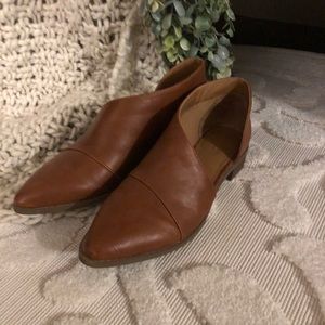 Cognac Brown Wrap Cutout Bootie